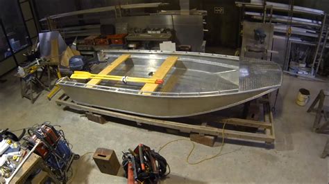 aluminum boat hull custom fabricator|homemade aluminum boat.